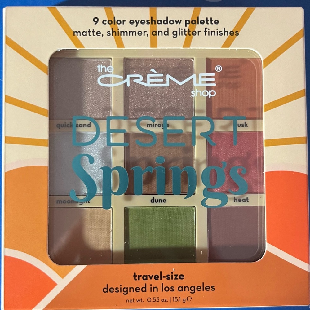 The Crème Shop Desert Springs Eyeshadow Palette